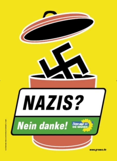 feige Aktion gegen die bündnisgrüne Geschäftsstelle Marzahn-Hellersdorf