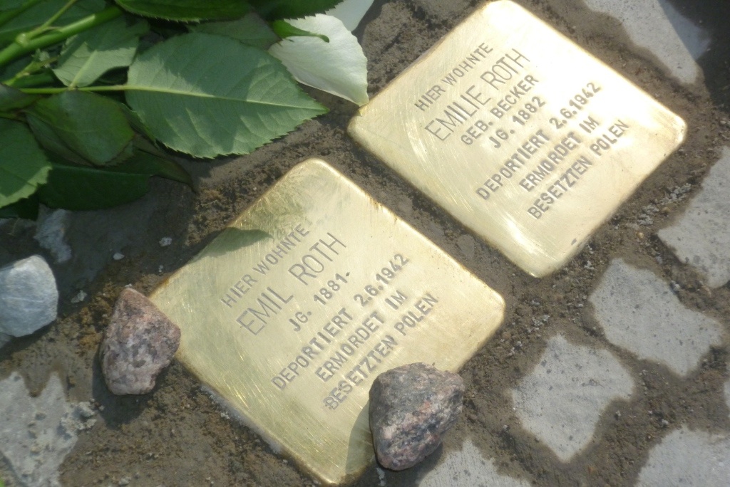 Stolpersteinverlegung am 06.08.14
