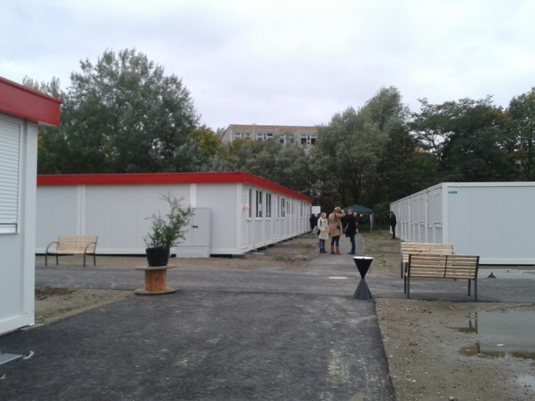 Tag der offenen Tür Container in der Zossener Straße