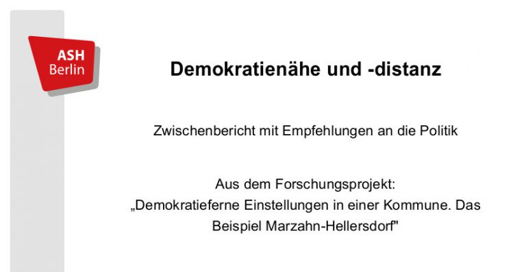 Demokratieentwicklung in Marzahn-Hellersdorf
