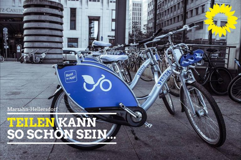 Bike-Sharing Fahrradstellplätze für Marzahn-Hellersdorf