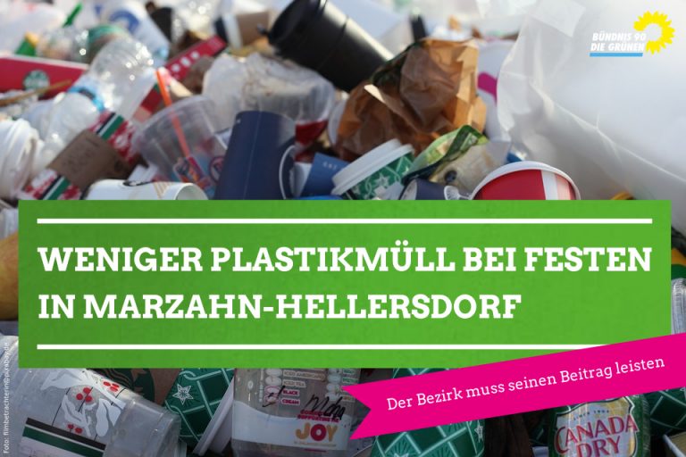 Feiern ohne Plastik – Müllvermeidung bei bezirklichen Festen