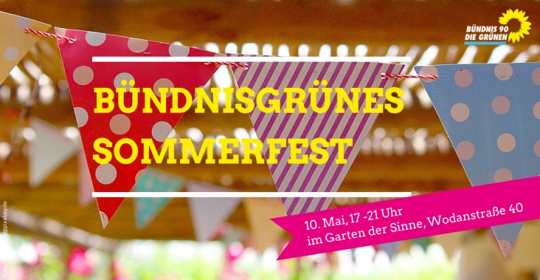 Bündnisgrünes Sommerfest 2019