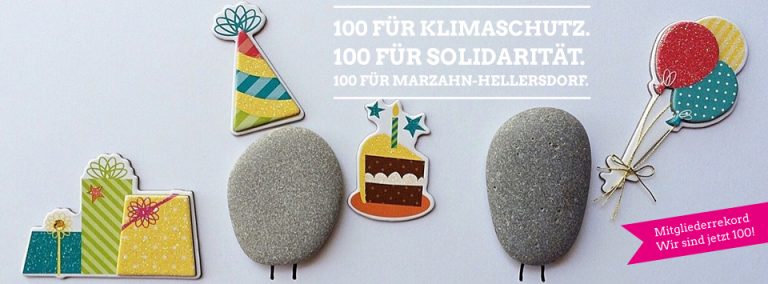 Mitgliederrekord: Bündnisgrüne in Marzahn-Hellersdorf begrüßen hundertstes Mitglied