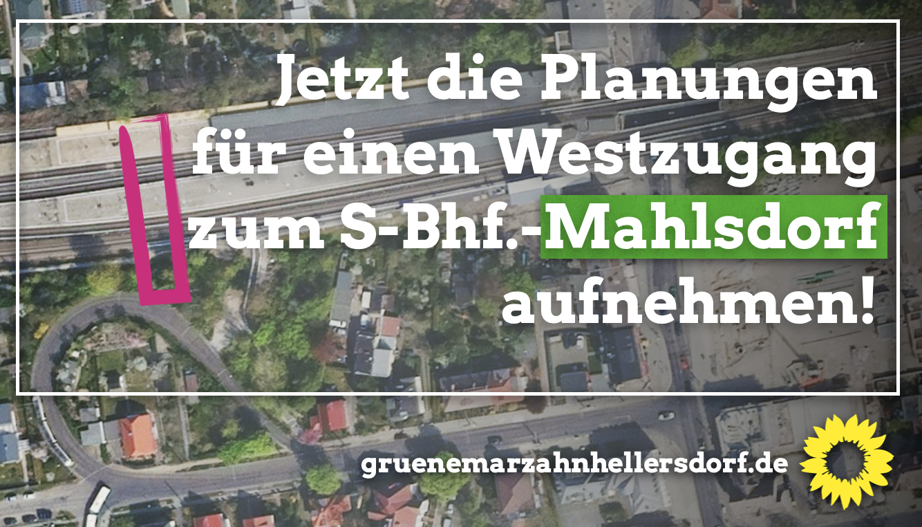 Westzugang S-Mahlsdorf