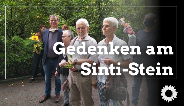 Gedenken am Sinti –  Stein