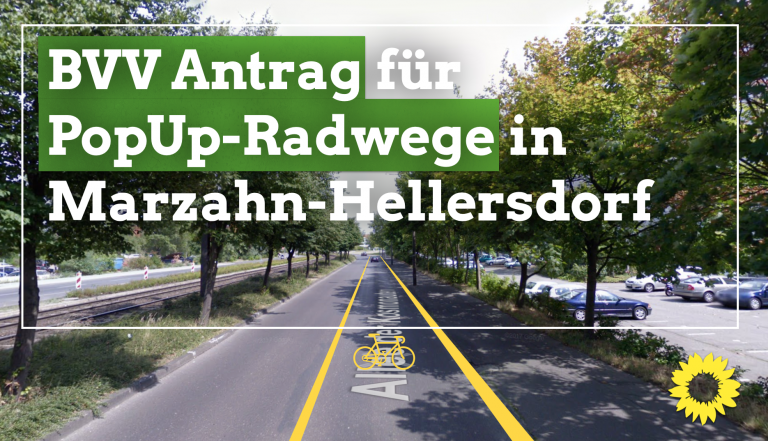 BVV-Antrag für Pop-up-Radwege in Marzahn-Hellersdorf