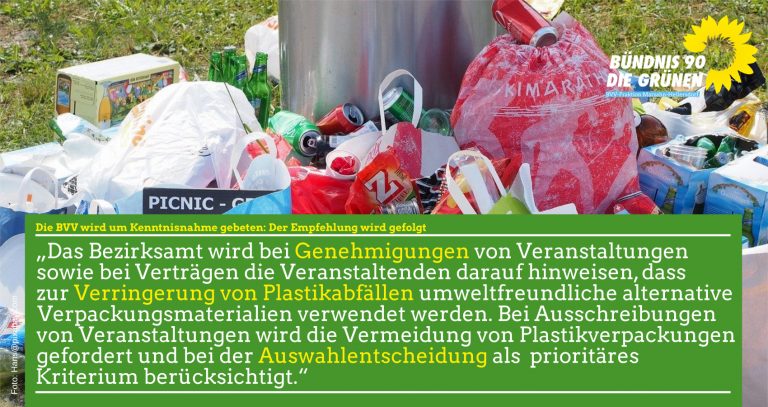 Weniger Plastikabfälle bei Festen in Marzahn-Hellersdorf