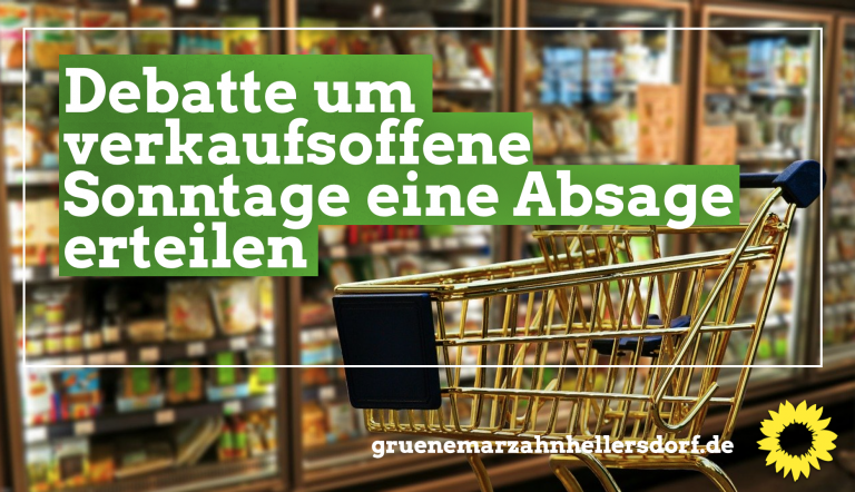 Debatte um verkaufsoffene Sonntage eine Absage erteilen
