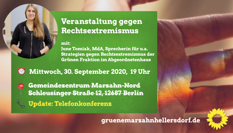 Einladung zur Veranstaltung gegen Rechtsextremismus