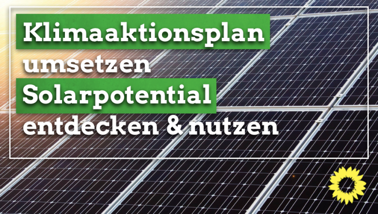 Klimaaktionsplan umsetzen – Solarpotential endecken und nutzen