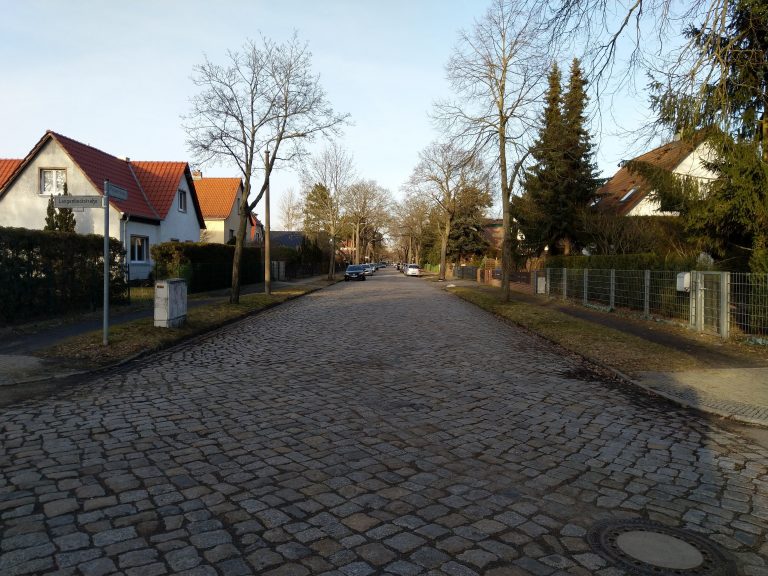 Kopfsteinpflaster-Straßen in Marzahn-Hellersdorf