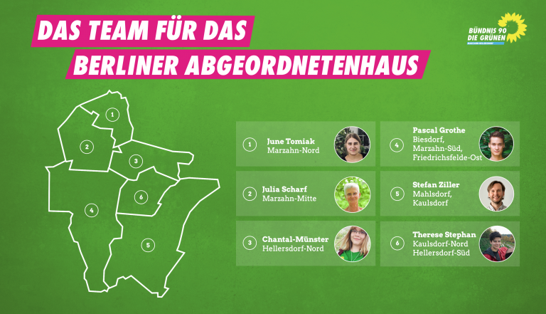 Bündnisgrüne setzen mit der Aufstellung der Direktkandidat:innen klare Zeichen