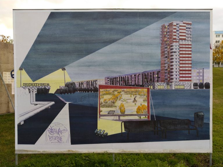 Perspektive für die Freifläche am U-Bahnhof Cottbusser Platz