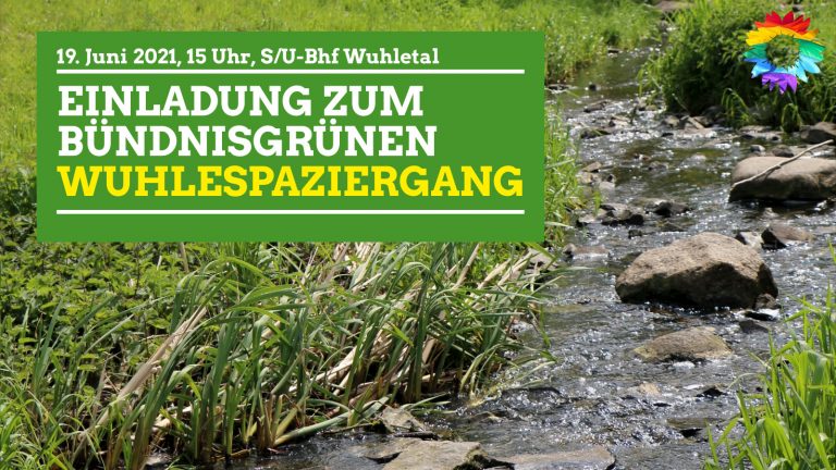 Einladung zum Wuhlespaziergang mit Stefan Tidow am 19. Juni 2021