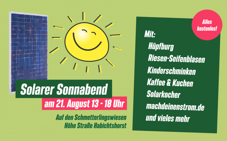 Solarer Sonnabend am 21. August 2021