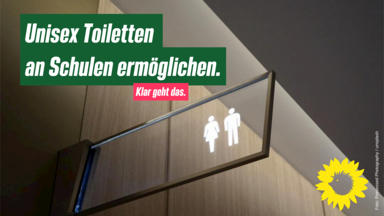 Unisex Toiletten an Schulen ermöglichen