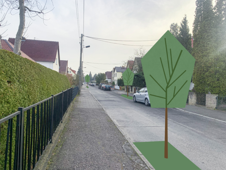 Straßenbäume für das Getreideviertel