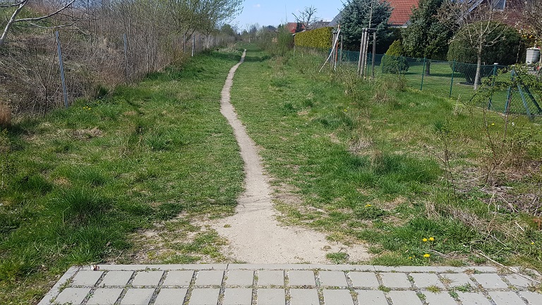 Bisamstraße Verbindung zum S-Bahnhof Birkenstein