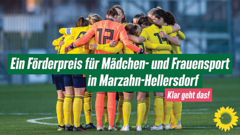Ein Förderpreis für Mädchen- und Frauensport in Marzahn-Hellersdorf