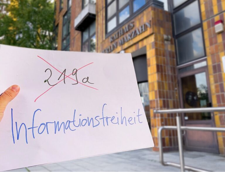 Recht auf körperliche Selbstbestimmung von Schwangeren gewährleisten