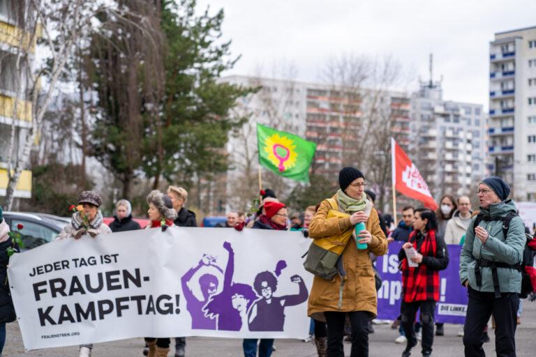 Demo zum Internationalen Frauentag