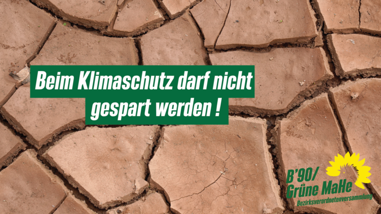 Maßnahmen für Klimaschutz im Haushalt sichern