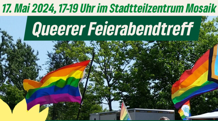 Einladung zum Queeren Feierabendtreff