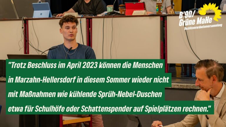 Grün wirkt – Hitzeschutz auch für unsere Beschäftigten