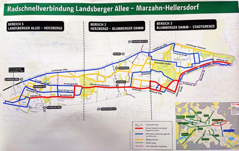Radschnellverbindung in Marzahn-Hellersdorf bauen